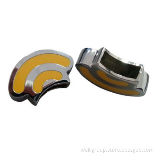 Metal Badge with Grind Epoxy, Made Of Lead-Free Zinc Alloy & Used On Garments or Bags